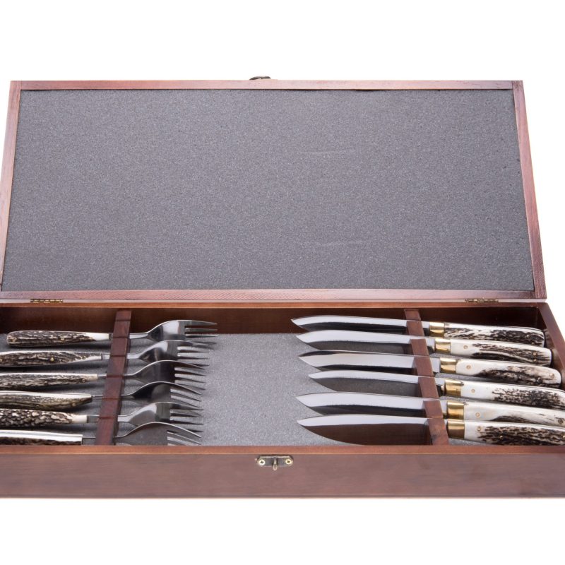 Kit Premium cuchillos y tenedores 12 piezas